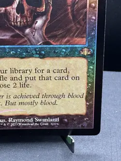 MTG Dominaria Remastered Vampiric Tutor Foil Rare Retro Frame NM - Image 4