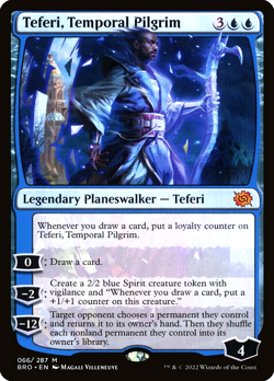 MTG Teferi, Temporal Pilgrim 66 Mythic Foil The Brothers' War - Image 1