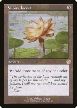 MTG Gilded Lotus 17 Rare The Brothers' War Retro Artifacts - Image 1