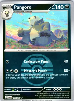 Pokemon Pangoro Love Ball ME: Ascended Heroes ASC REVERSE HOLO 140/217 NM TCG - Image 1