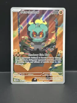 Pokemon Marshadow 146/132 Me01: Mega Evolution Holo Illustration Rare - Image 1