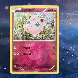 Pokemon - Jigglypuff 65/124 - Fates Collide - Reverse Holo - - Image 1