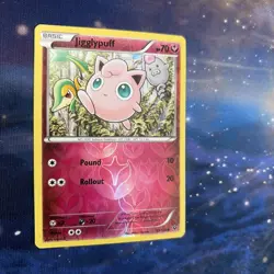 Pokemon - Jigglypuff 65/124 - Fates Collide - Reverse Holo - - Image 2