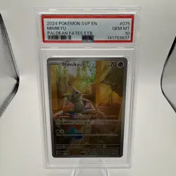 2024 POKEMON SVP EN-SV BLACK STAR PROMO #075 MIMIKYU PSA 10 - Image 1