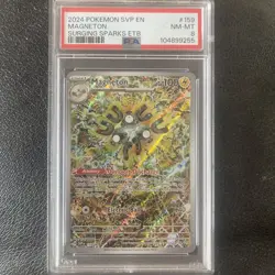 2024 Pokemon MAGNETON PROMO PSA 8 SSP ELITE TRAINER BOX Surging Sparks #159 - Image 1
