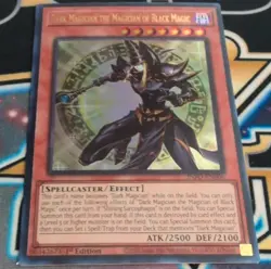Yu-Gi-Oh! Dark Magician the Magician of Black Magic INFO-EN006 1st Ed Ultra NM - Image 1