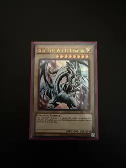 Blue-Eyes White Dragon LOB-EN001 - Near Mint - Image 1