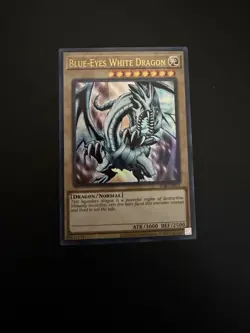 Blue-Eyes White Dragon LOB-EN001 - Near Mint - Image 2