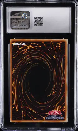 2001 YU-GI-OH! JPN PREM PACK 4 - ULTRA RARE DARK MAGIC CURTAIN CGC 10 GEM MINT - Image 2