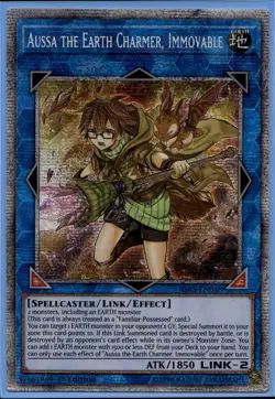 Yu-Gi-Oh! Aussa the Earth Charmer, Immovable Starlight Rare IGAS-EN048 - Image 1