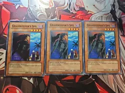 3x Gravekeeper's Spy RP02-EN075 Retro Pack 2-2020 Date Reprint Unlimited NM - Image 1