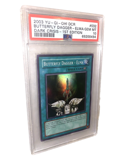 PSA 10 Butterfly Dagger Elma DCR-032 Super Rare 1st Edition Yugioh - Image 1