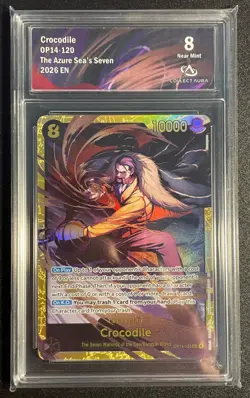 Carte One Piece Crocodile Collect aura 8 OP14/120 V1 - Image 1
