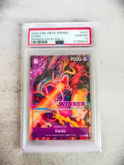 One Piece PSA 10 Kaido Winner Pack Vol 1 #010 Promo 2022 - Image 1
