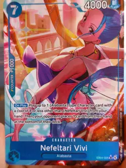 One Piece TCG Nefertari Vivi [Alternate Art] EB04-025 - NEAR MINT - The Azure Se - Image 1