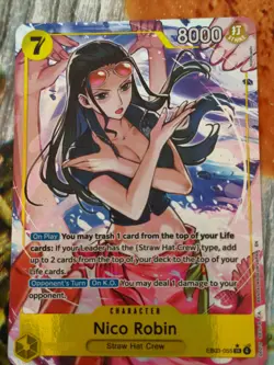 One Piece TCG Nico Robin [Alternate Art] EB03-055 - NEAR MINT - Heroines Edition - Image 1