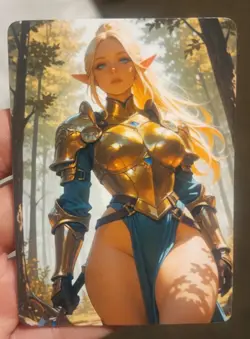Girl # 152 Oppai Goddess Story Full Art Glossy Anime Trading Card Waifu TCG ACG - Image 1
