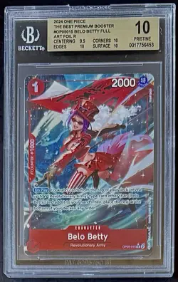 BGS 10 One Piece OP05-015 R* Belo Betty Full Art - English - Awakening New Era - Image 1