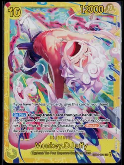 MONKEY.D.LUFFY EB04-061 ADVENTURE ON KAMI'S ISLAND SEC NM - Image 1