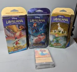 Disney Lorcana starter deck lot Into the Inklands Ursula's Return First Chapter - Image 1