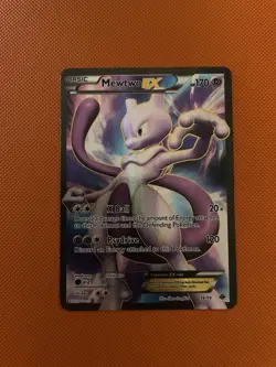 Mewtwo EX 98/99 Next Destinies Ultra Rare Textured Full Art Holo Pokemon Card LP - Image 1