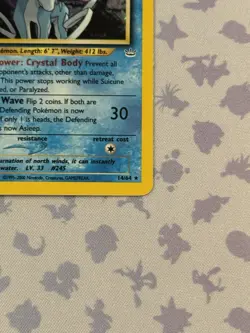 Pokemon TCG Suicune Holo Rare Card 14/64 Neo Revelation NM - Image 5