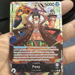 One Piece Card Game Foxy OP07-059 L Alternate Art 500 Years Into The Future - Image 1