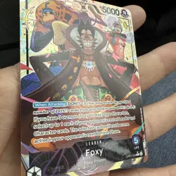 One Piece Card Game Foxy OP07-059 L Alternate Art 500 Years Into The Future - Image 3