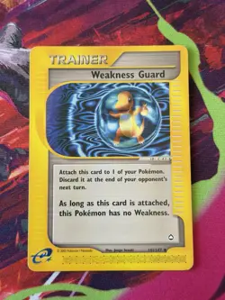 Pokemon Weakness Guard 141/147 Aquapolis Trainer 2002 Nintendo TCG Card - Image 1