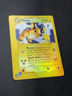 Pokemon Raichu 61/165 Expedition Reverse Holo Rare Card LP Condition - Image 5