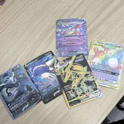 Pokemon TCG Holo GX V Card Lot - Squawkabilly, Rayquaza, Slowking & More - Image 3