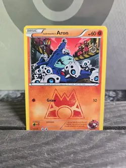 Pokemon Trading Card Game TCG Double Crisis Team Magma's Aron 12/34 - Image 1