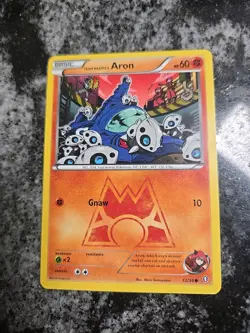 Pokemon Trading Card Game TCG Double Crisis Team Magma's Aron 12/34 - Image 2