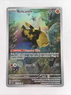 Relicanth - 173/162 - Pokemon Temporal Forces Illustration Rare Card NM - Image 1