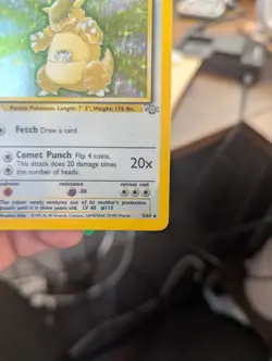 Pokemon TCG Kangaskhan Jungle Card 5/64 Holo - Image 3