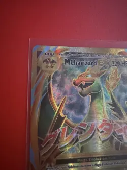 Pokemon M Charizard EX Full Art Holo Card 101/108 Evolutions - Image 2