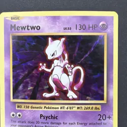 Mewtwo 51/108 XY Evolutions Holo Pokemon Card LP - Excellent Surface 2016 - Image 3