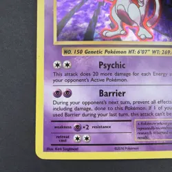 Mewtwo 51/108 XY Evolutions Holo Pokemon Card LP - Excellent Surface 2016 - Image 5