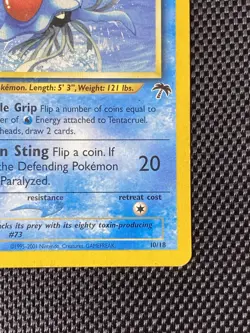 Tentacruel 10/18 - Southern Islands Set - Pokemon Card - MP/LP - Image 4