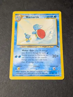 Pokemon TCG Wartortle Card 15/18 Southern Islands Regular - Image 1