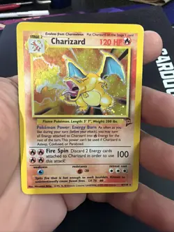 Pokemon TCG Charizard Base Set 2 Holo Rare Card 4/130 Light Played - Image 1