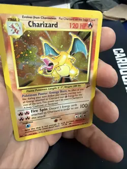 Pokemon TCG Charizard Base Set 2 Holo Rare Card 4/130 Light Played - Image 2