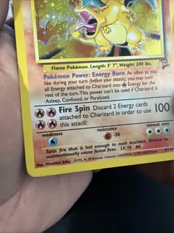 Pokemon TCG Charizard Base Set 2 Holo Rare Card 4/130 Light Played - Image 4