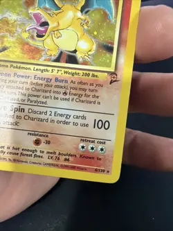 Pokemon TCG Charizard Base Set 2 Holo Rare Card 4/130 Light Played - Image 5