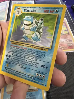 Blastoise 2/102 Base Set Holo Rare 100 HP English Pokemon Card WOTC - Image 4