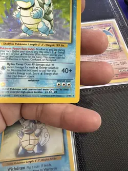 Blastoise 2/102 Base Set Holo Rare 100 HP English Pokemon Card WOTC - Image 5
