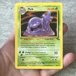 Muk 28/62 Fossil Set WOTC Rare Pokemon TCG Card Vintage NM - Image 1