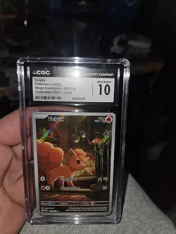 Pokemon TCG Mega Evolution Vulpix Illustration Rare Card 138/132 CgC 10 English - Image 1