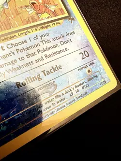 Pokemon TCG Marill Southern Islands Reverse Holo Card 11/18 Mild Damage - Image 3
