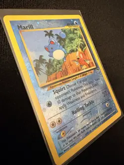 Pokemon TCG Marill Southern Islands Reverse Holo Card 11/18 Mild Damage - Image 4